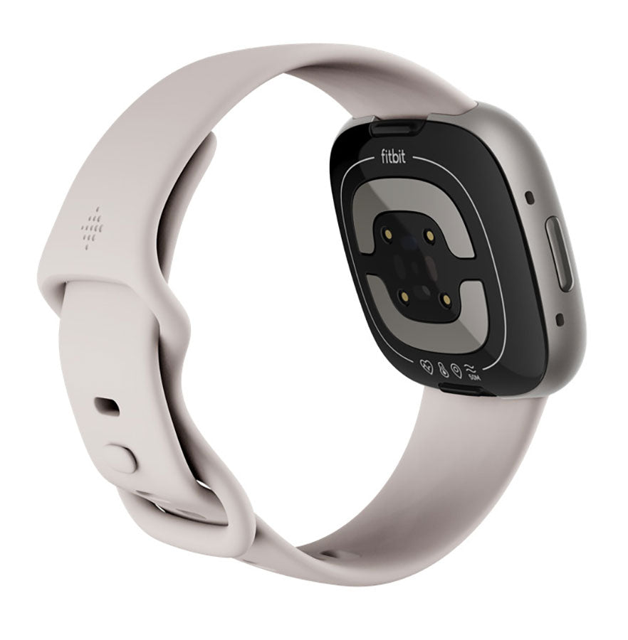 Fitbit Sense 2 Advanced Health and Fitness Smartwatch (White/Platinum)