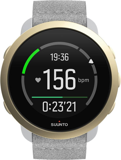 SUUNTO 3 Fitness Pebble White/Light Gold