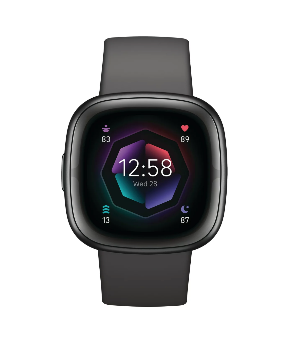 Fitbit Sense 2 Advanced Health and Fitness Smartwatch (Graphite/Gray)