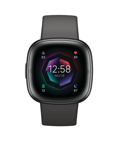 Fitbit Sense 2 Advanced Health and Fitness Smartwatch (Graphite/Gray)